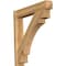 Ekena Millwork Merced Rough Sawn Arts and Crafts Outlooker, Western Red Cedar, 8"W x 44"D x 44"H OUT08X44X44MRC03RWR - alternate 1